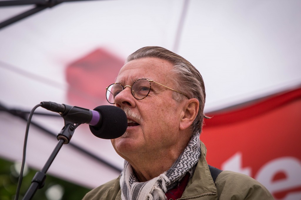 Vänsterpartiet på Triangeltorget